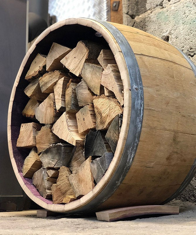 Kaminholz Weinfass