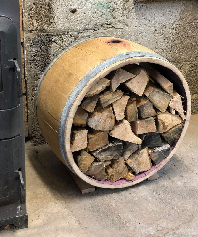Kaminholz Weinfass