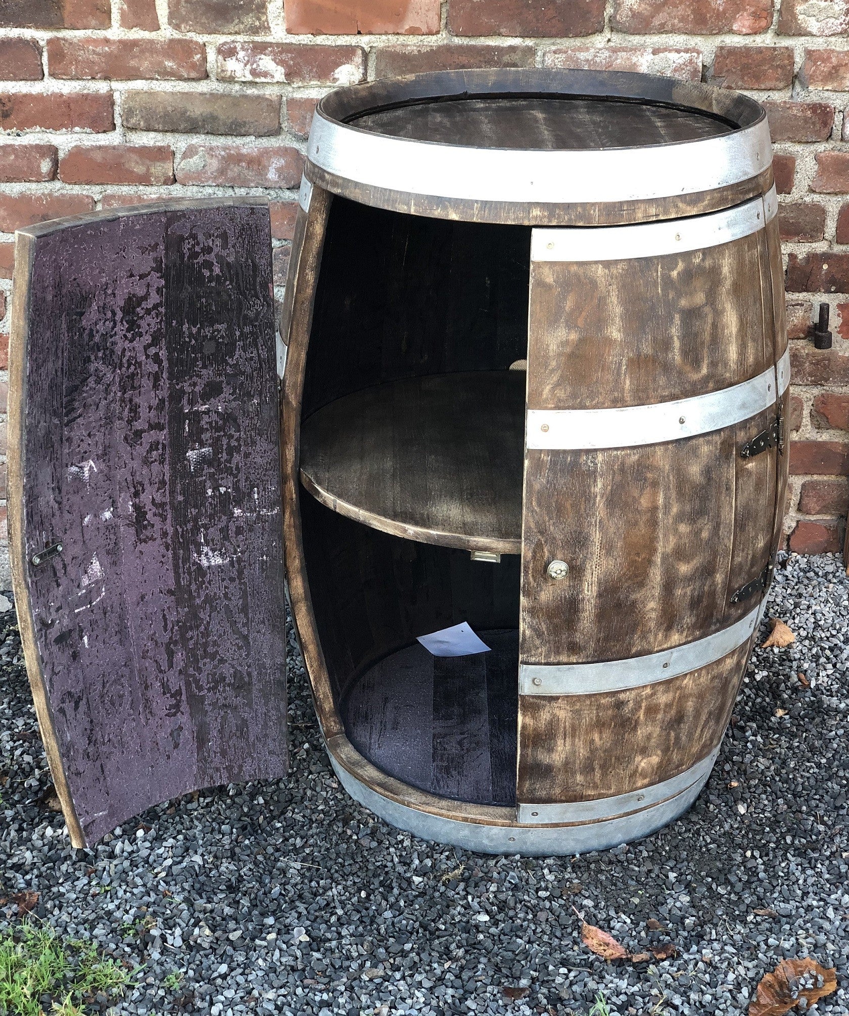 Oberfläche Whiskyfass Optik