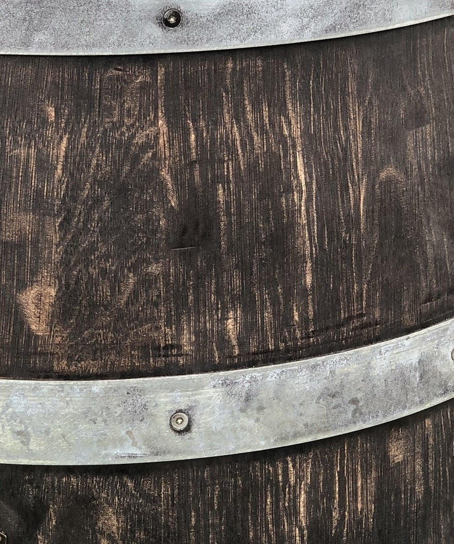 Wanduhr aus Weinfassdeckel