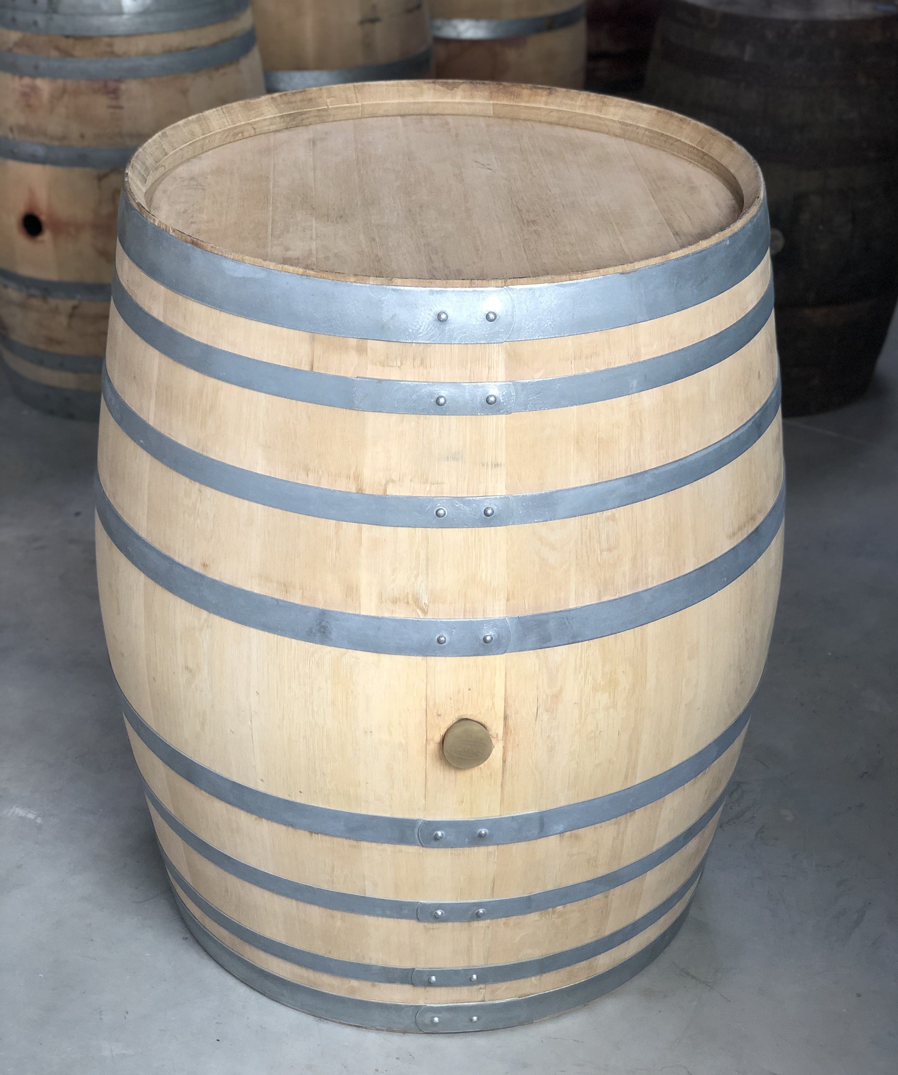 Gebrauchtes Weinfass 500l, Ringe abgeschliffen und entgratet