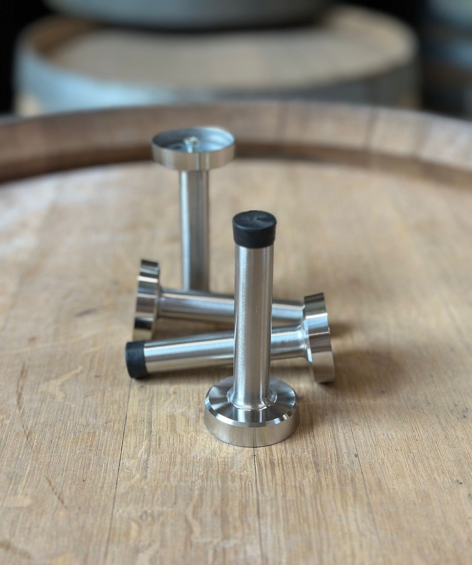 Glasplattenhalter aus Edelstahl 4er-Set