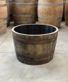 Pflanzkübel aus 1/2 gebrauchtem 190l-Whiskyfass (95l)
