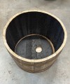 Pflanzkübel aus 1/2 gebrauchtem 190l-Whiskyfass (95l)