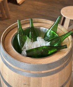 Weinfass Stehtisch "Sektkühler"