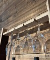 Weinfass Wandregal aus Fassdauben