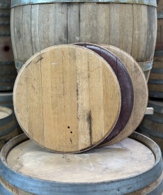 Fassdeckel aus gebrauchtem Weinfass
