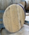 Fassdeckel aus gebrauchtem Weinfass