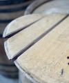 Fassdeckel aus gebrauchtem Weinfass