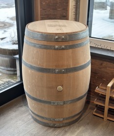 Weinfass Hausbar "Royal" mit ausfahrbarem Hubboden