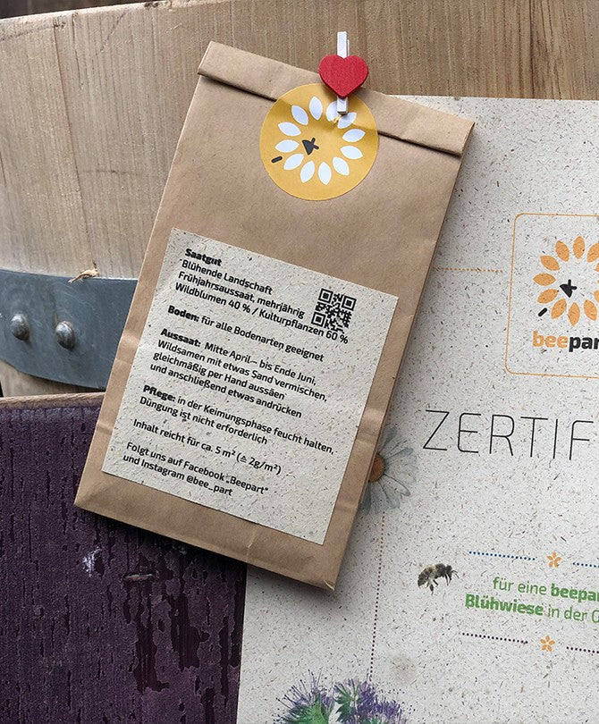 Pflanzkübel aus gebrauchtem Weinfass - BeePart Aktion