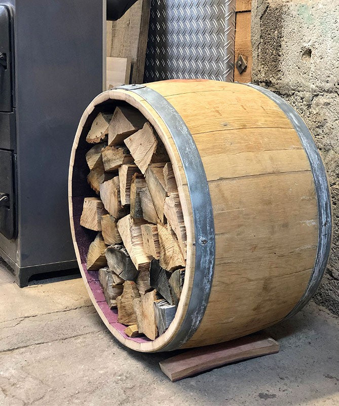Kaminholz Weinfass