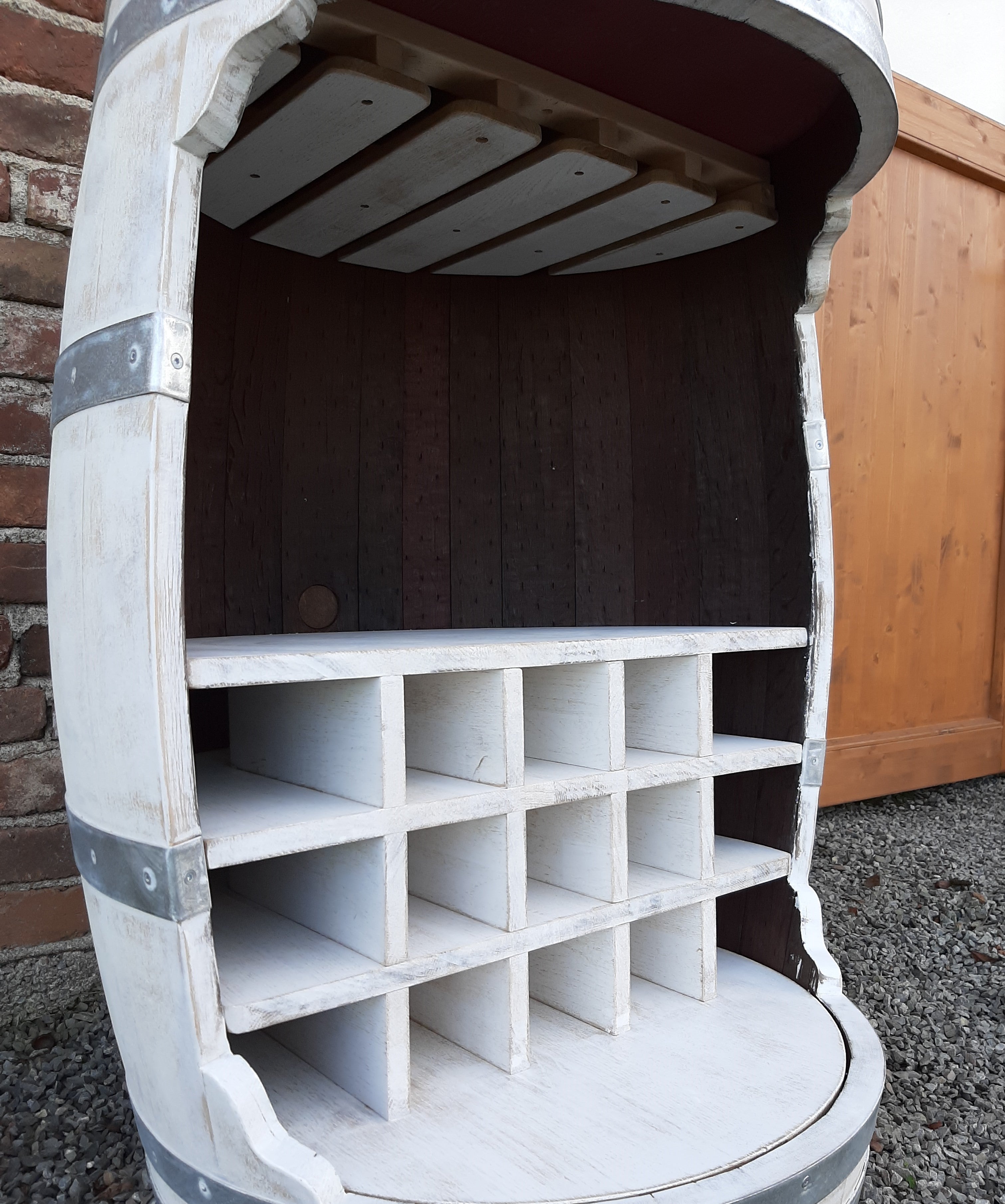 Oberfläche Shabby White