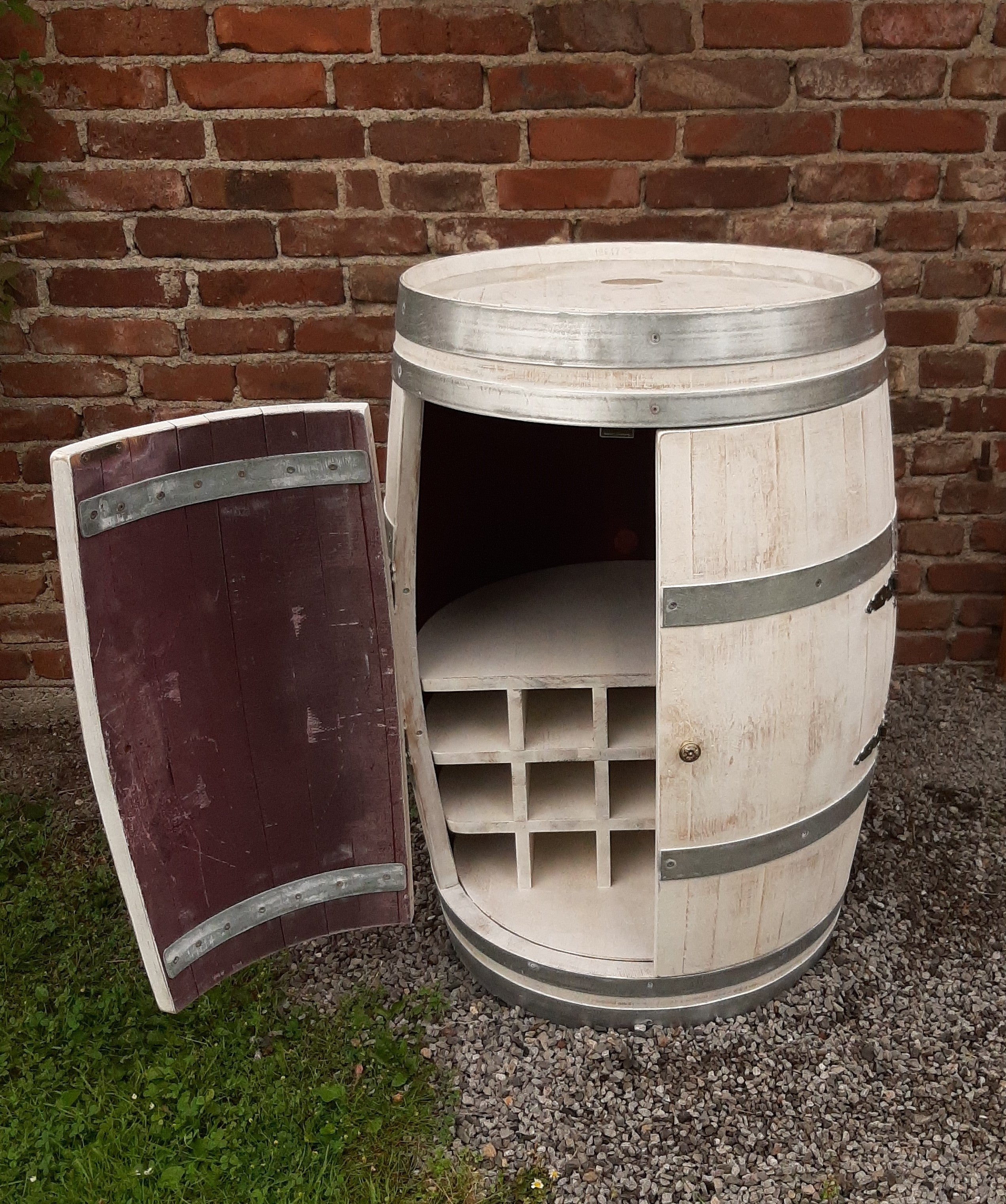 Oberfläche shabby white