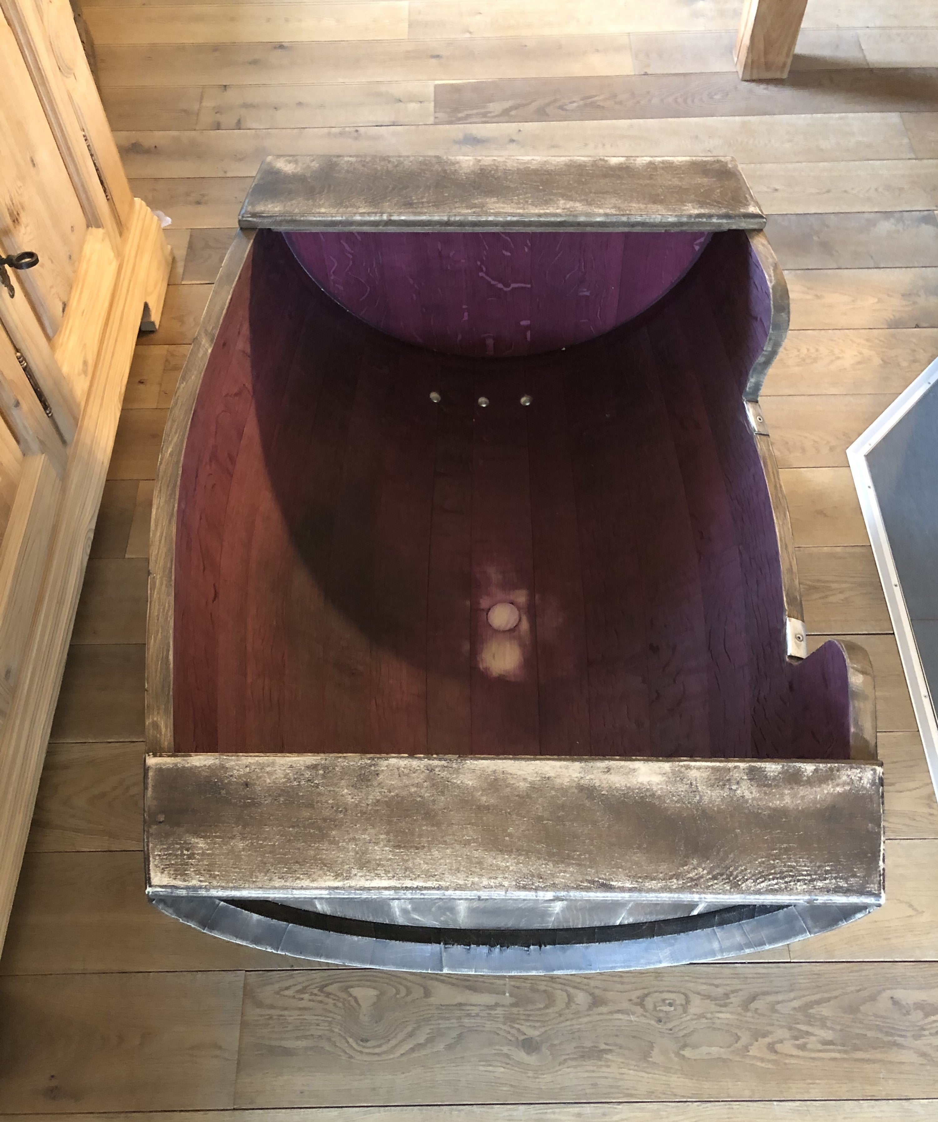 Hundebett Whiskyfass Optik