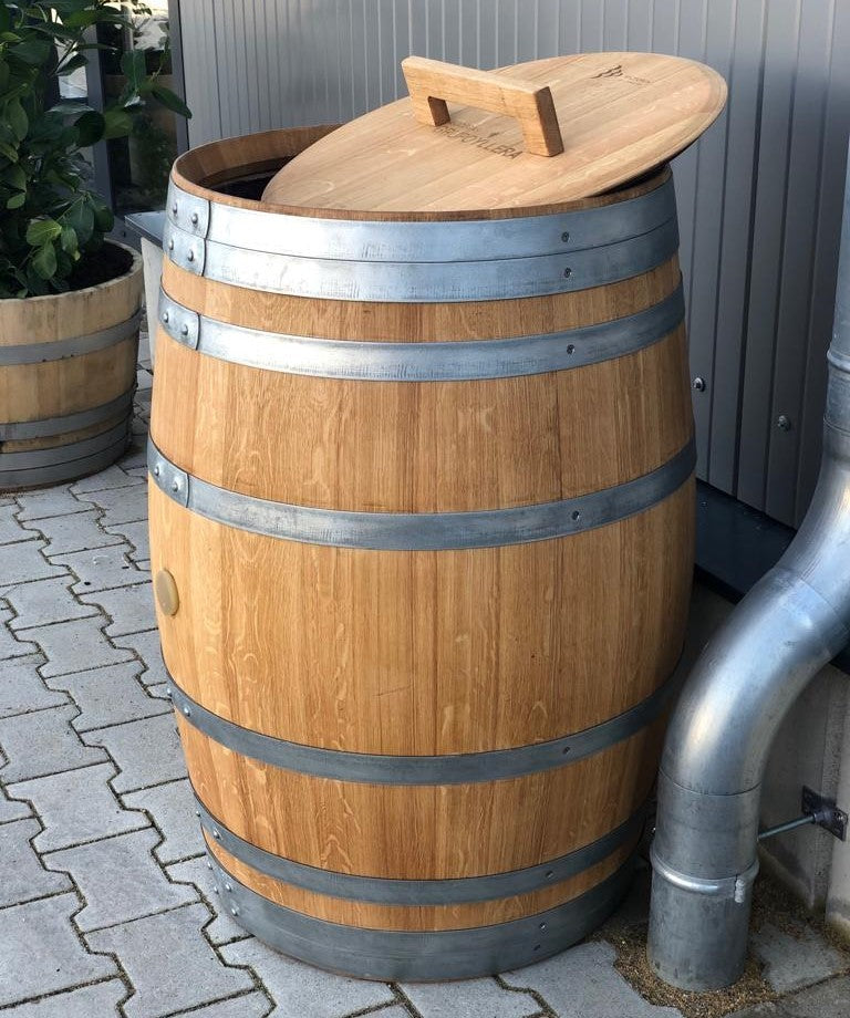 225 Liter Regentonne / Regenfass aus Weinfass