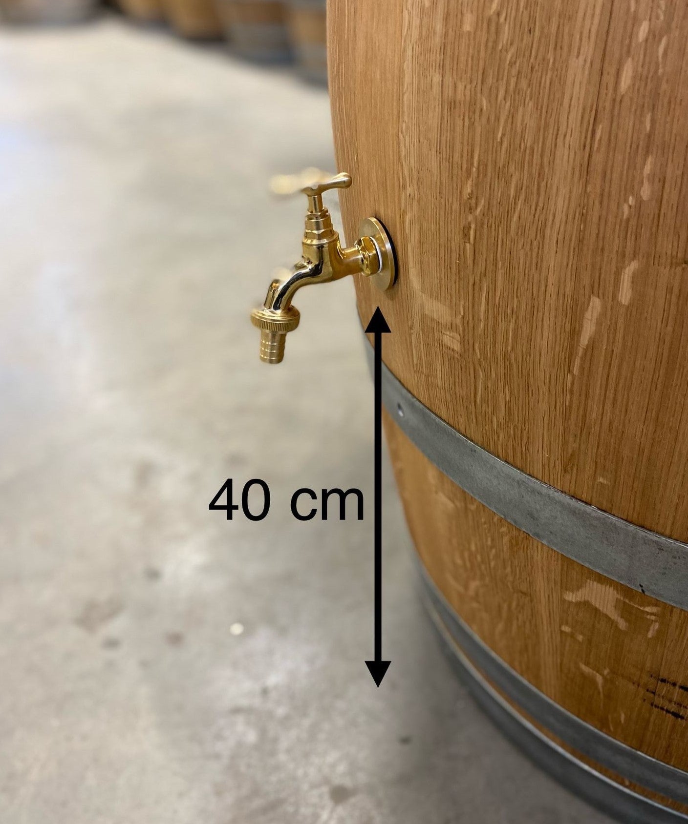 225 Liter Regentonne / Regenfass aus Weinfass